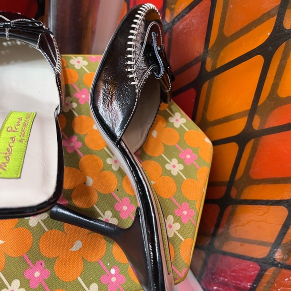 Chic size 8 Black Mules with Bow by Materia Prima - Picture 12 of 14